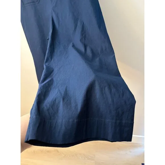 NEW Anthropologie Maeve The Colette Wide-Leg High-Rise Crop Linen Blend Pants - Picture 4 of 13